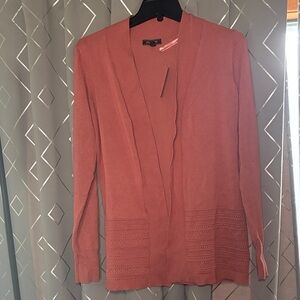 Lety & Me Women's Pink Knit  Cardigan Sweater NWT